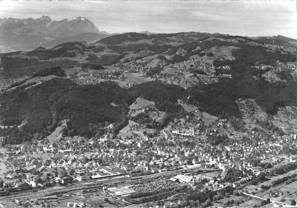 Flugaufnahme St Margrethen Mit Säntis Gel 1956 Kaufen Auf Ricardo