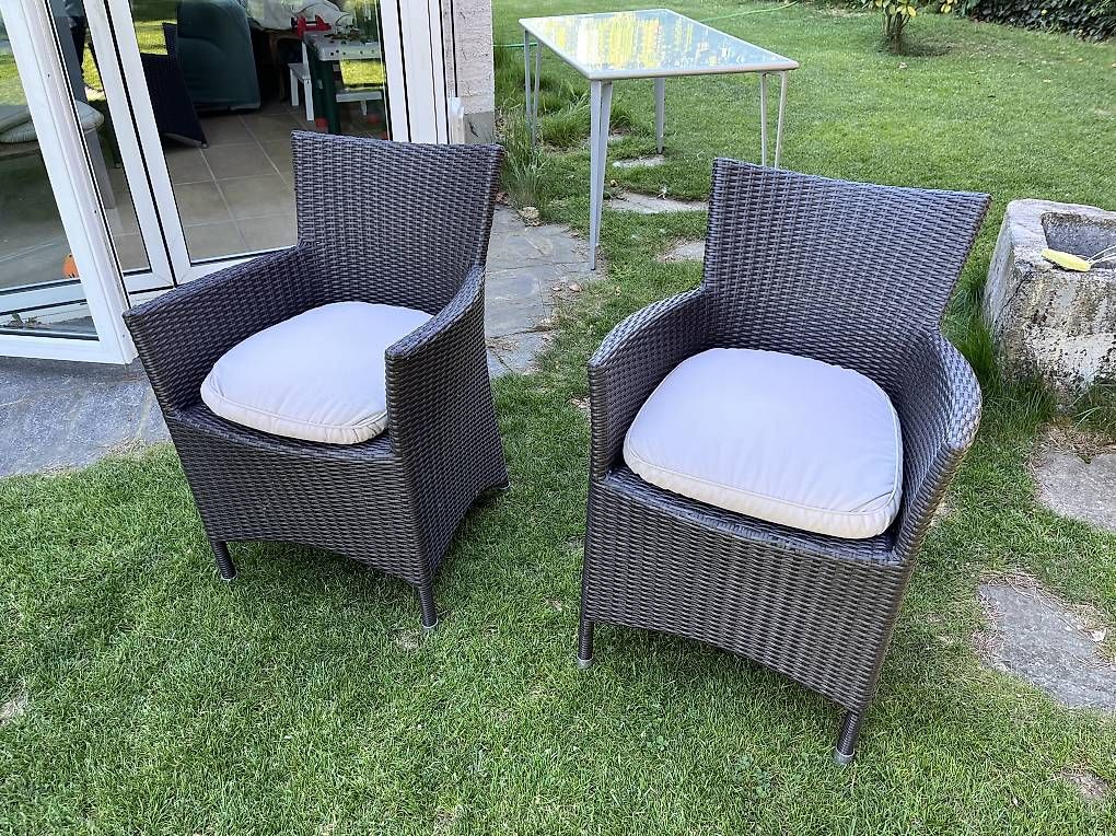 Poltrone: 2 fauteuils chaises jardin – Usato da Sullens venduto da snowcat22