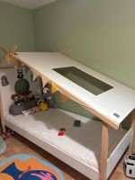 Kinderbett Hausform 90x200