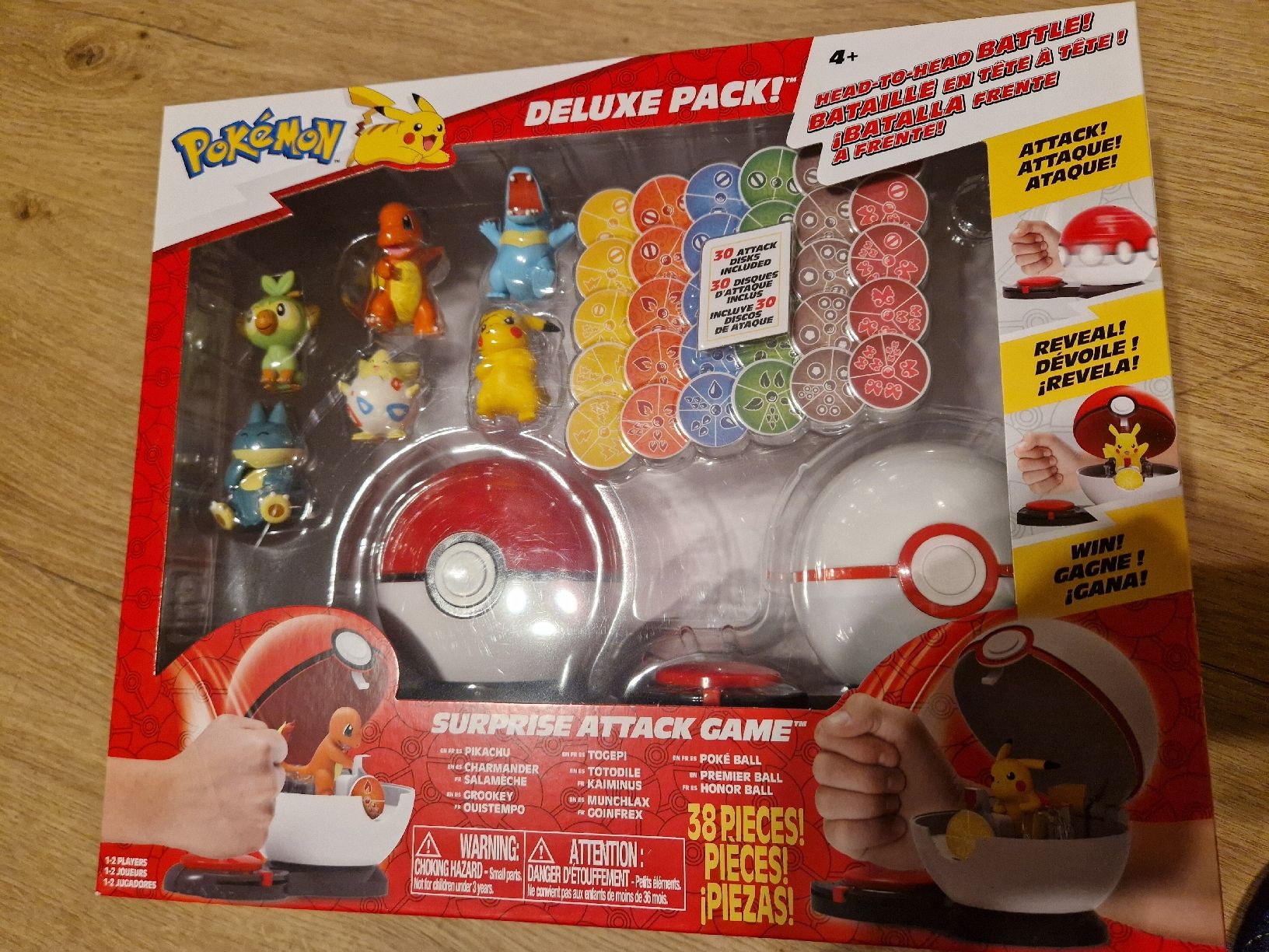 Pokémon Giocattoli: Neu Pokemon Surprise Attack Game Deluxe – Nuovo e nell'imballaggio originale da Wimmis venduto da traubenq