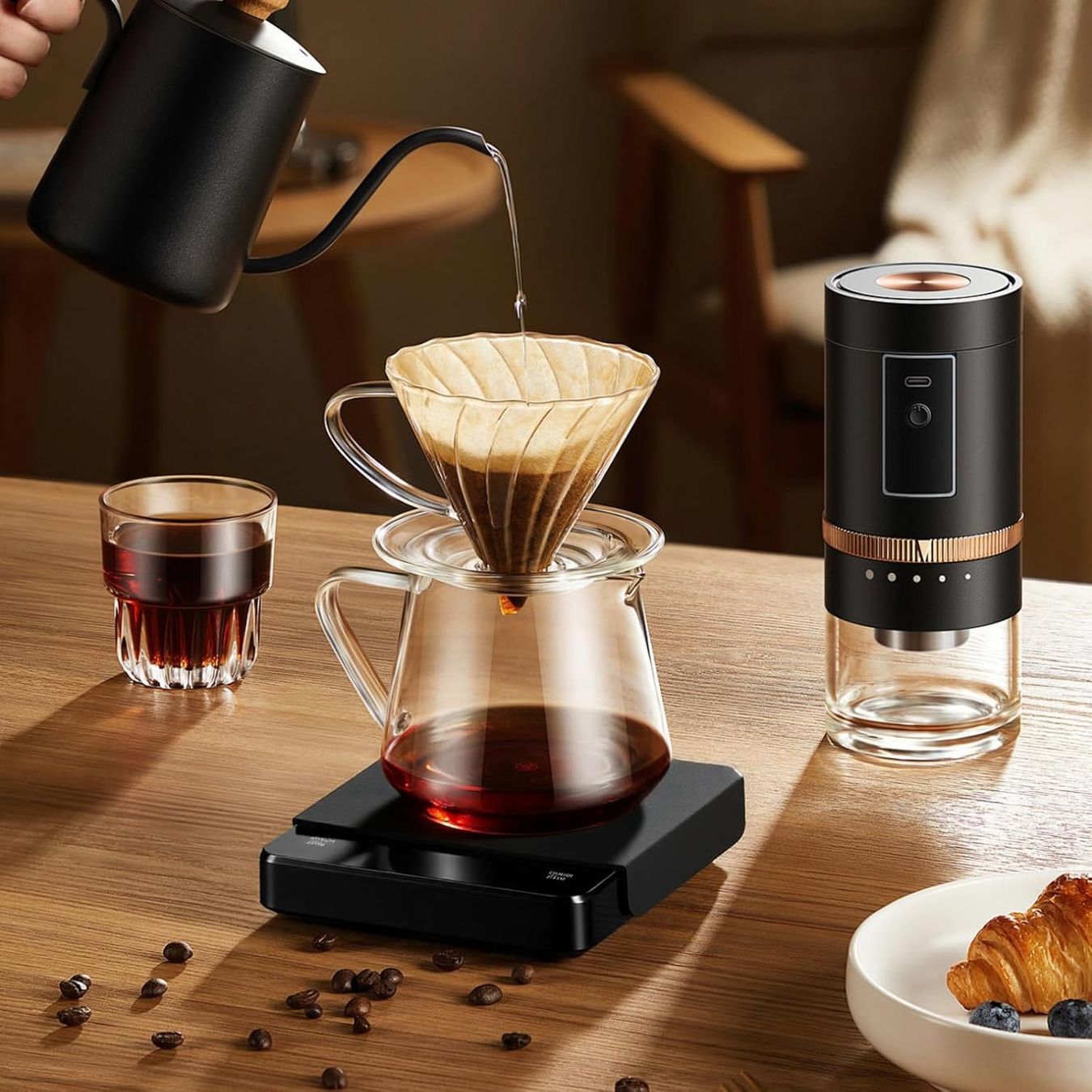 Bilance da cucina: Mini Kaffeewaage mit Silikonpad 3kg/0.1g – Nuovo e nell'imballaggio originale da Geneve venduto da Titi2008 9