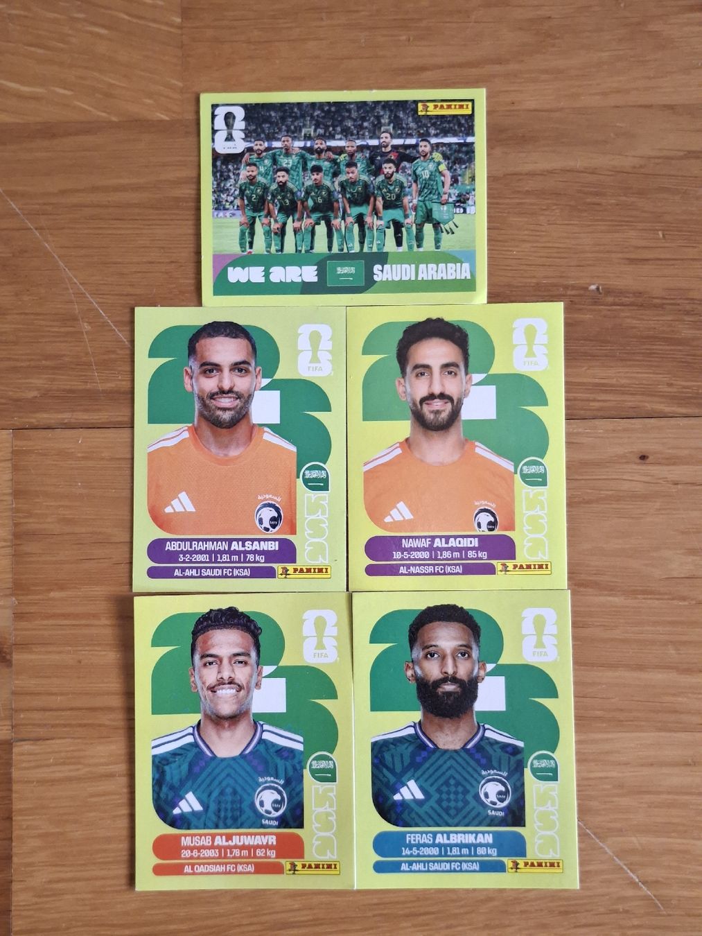 Panini Sammelbilder & Trading cards: panini bilder saudi arabien – Neu (gemäss Beschreibung) aus Herisau von Schruber77