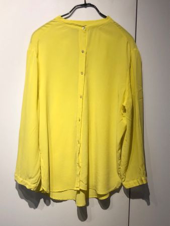 Zara Seidenbluse Zitronengelb, Gr. M
