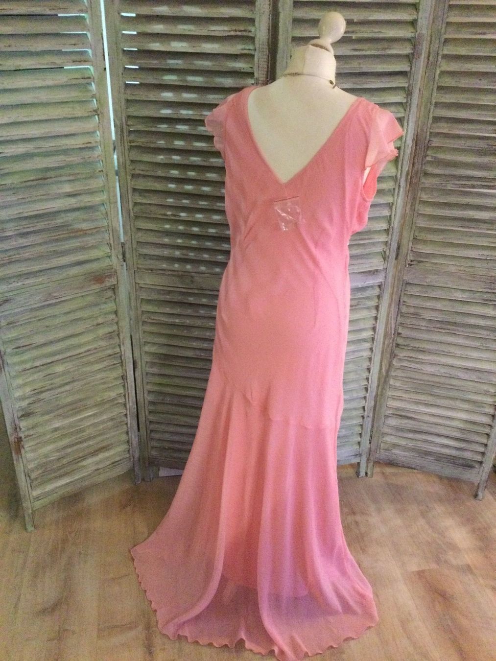 Kleider: Longue robe rose fluide avec sequins, taille 38, NEUF – Neu und originalverpackt aus Agiez von chouchanelle 6