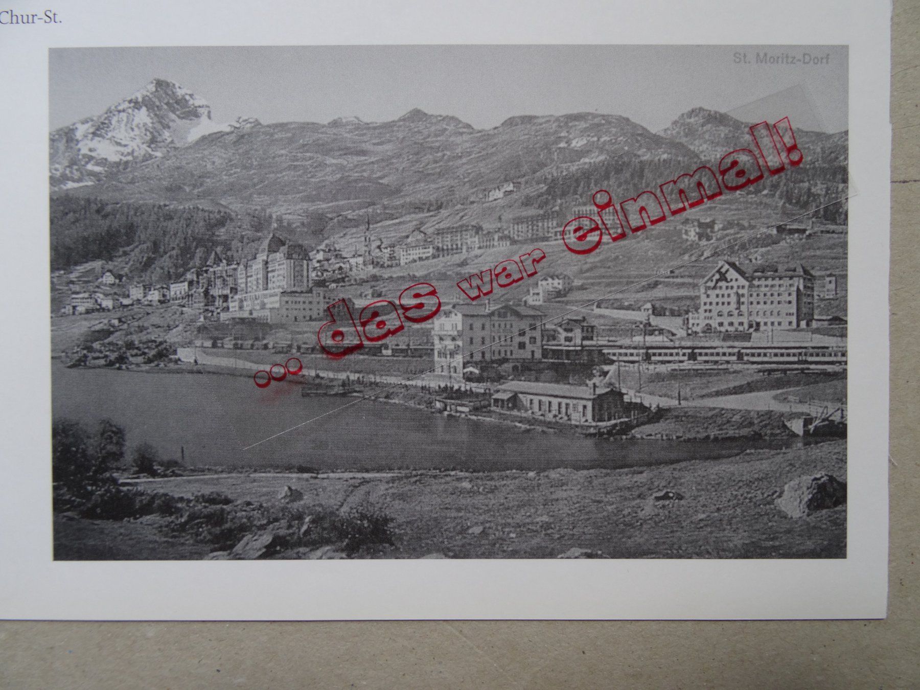 Ansichtskarten: Graubünden St. Moritz  Bahnhof anno 1905 – Gebraucht aus Safnern von Wstussi