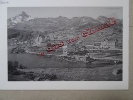 Graubünden St. Moritz  Bahnhof anno 1905