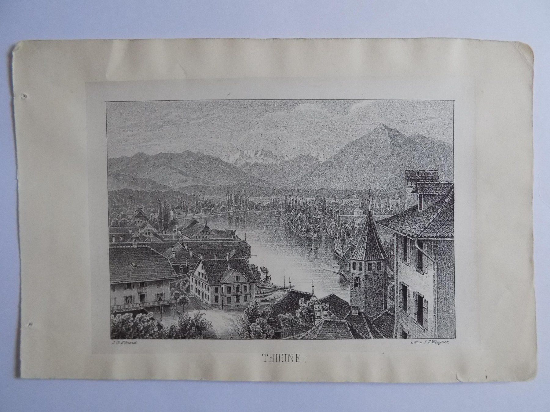 Stiche: Thun Lithographie – Gebraucht aus Risch von Antikfee 3