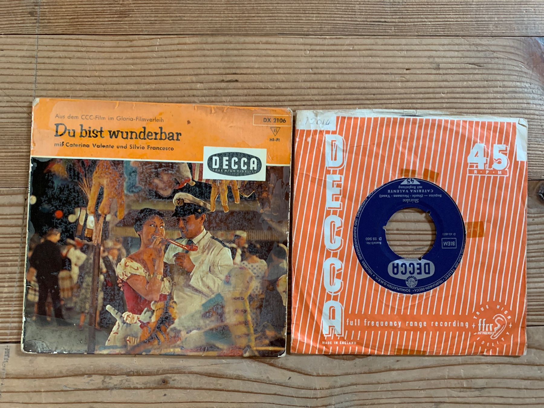 Dischi in vinile: Caterina Valente Original-Singels – Usato da Zürich venduto da dam_6brk 2