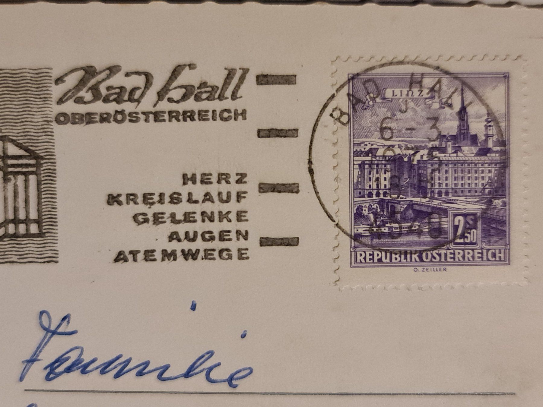 Cartoline postali: Ansichtskarte Bad Hall, Oberösterreich – Usato da Dintikon venduto da Vexi 1