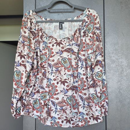 🐸 MULTIBLU BLUSE PAISLEY 38 BAUMWOLLE