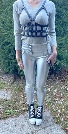 Chic Polover lungo di lana-tg S/M-perfetto per inverno