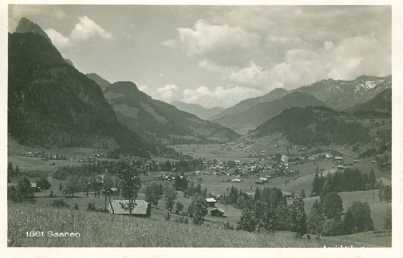 Cartoline postali: Saanen + 1927 – Usato da Emmenbrücke venduto da teestube