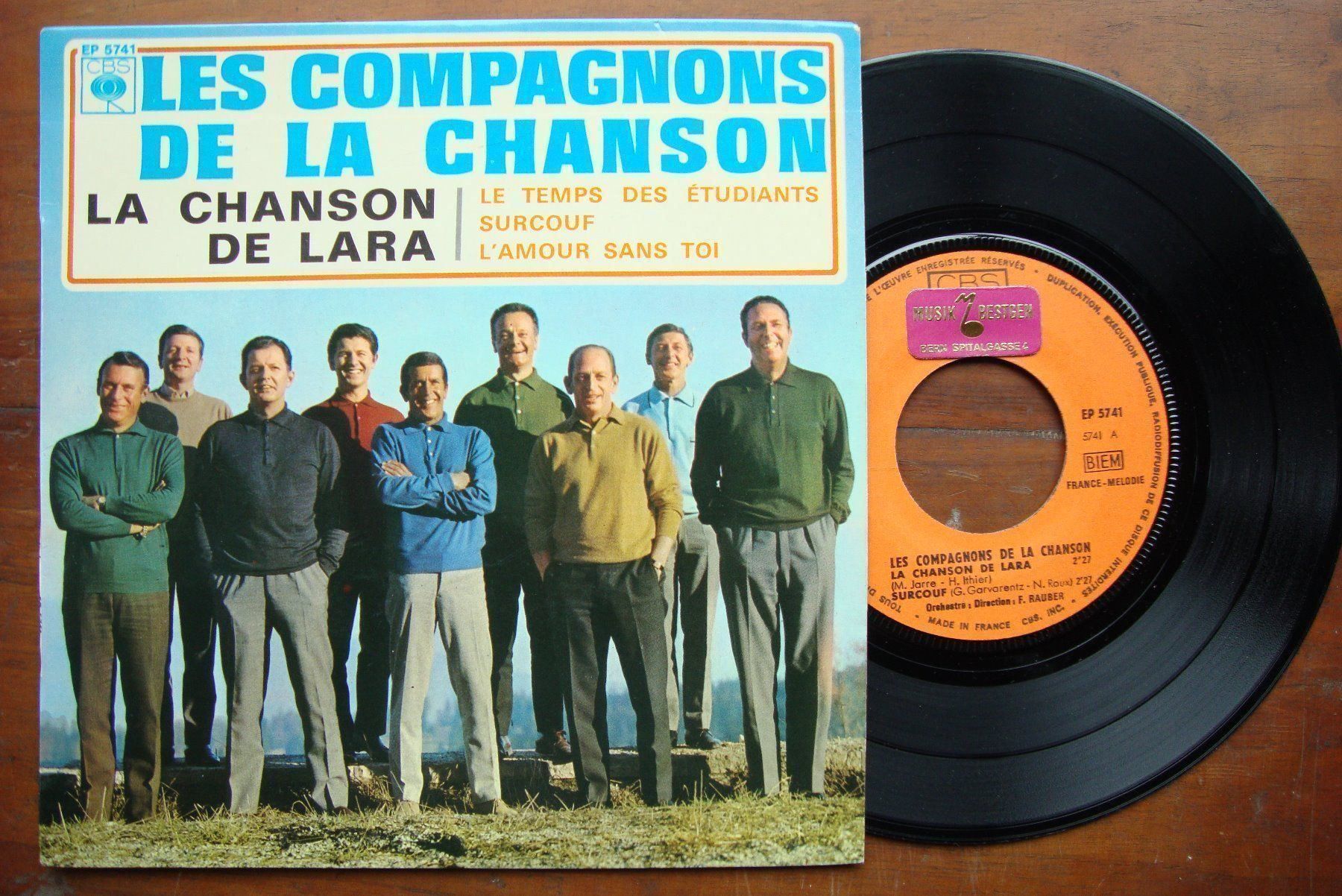 Dischi in vinile: COMPAGNONS DE LA CHANSON-CHANSON DE LARA – Usato da Bern venduto da Uli_10_11