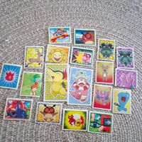 Pokémon movie vintage sammlung stickers Merlin