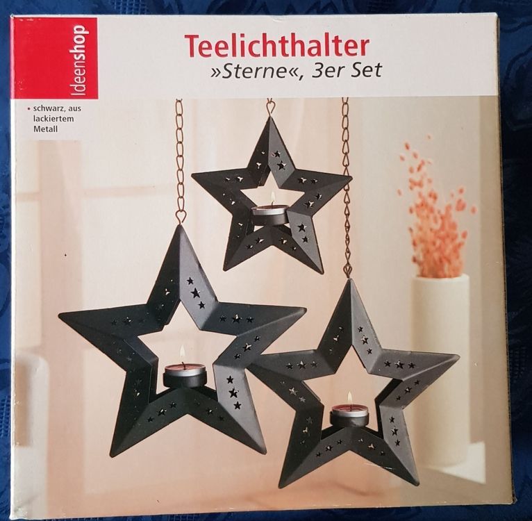 Teelichthalter Sterne 1