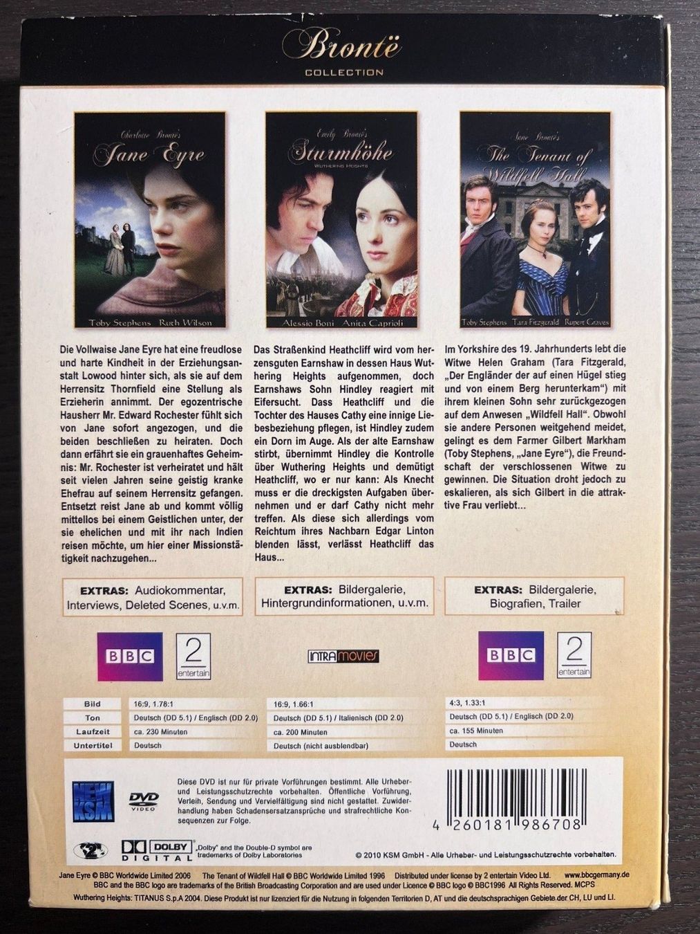 Tous les DVDs: Bronte Collection – D'occasion à Zürich par FilmFreunde 1