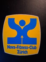Vintage Rar Sticker Aufkleber Nova-Fitness-Club ZH Wie Neu!