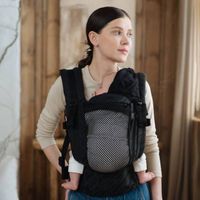 Porte bebe physiologique "Love & Carry" - ONE - noir