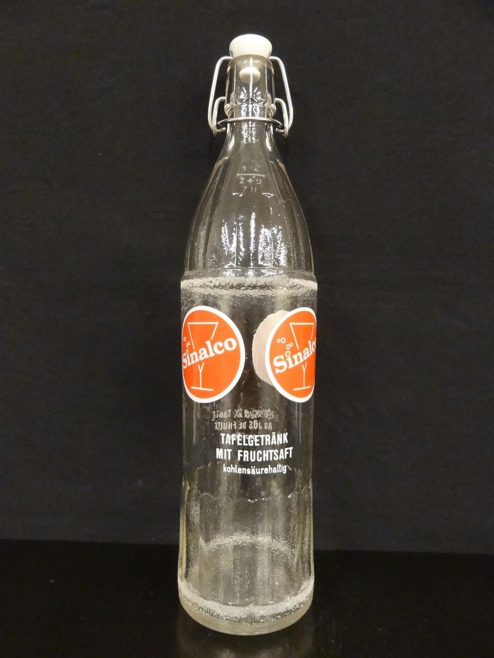 Bicchieri, Caraffe & Bottiglie: alte Flasche SINALCO 1970 BÜLACH – Usato da Kerzers venduto da Flaschenposten 1