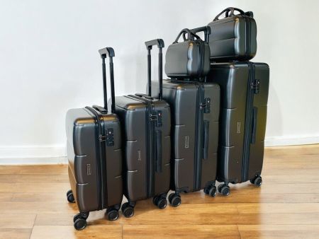 gateBAG 6er Reisekoffer Reisegepäck POLYCARBONAT GRAU NEU