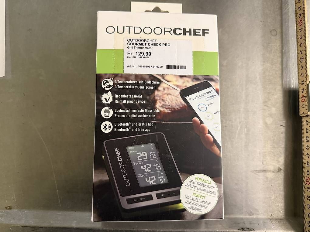 Altro per la casa: %neuer Outdoorchef Bluetooth Grillthermometer – Nuovo e nell'imballaggio originale da Necker venduto da liq24 2