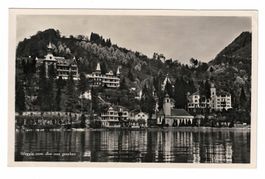 Ansichtskarte Weggis vom See aus gesehen