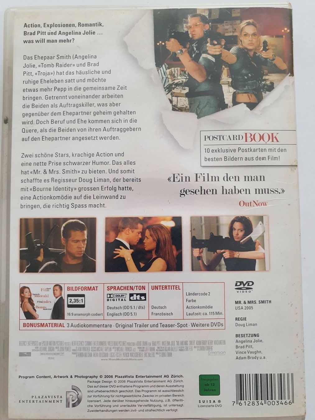 Tutti i DVDs: Mr & Mrs Smith DVD – Usato da Oberdorf BL venduto da BaldenEagle 1