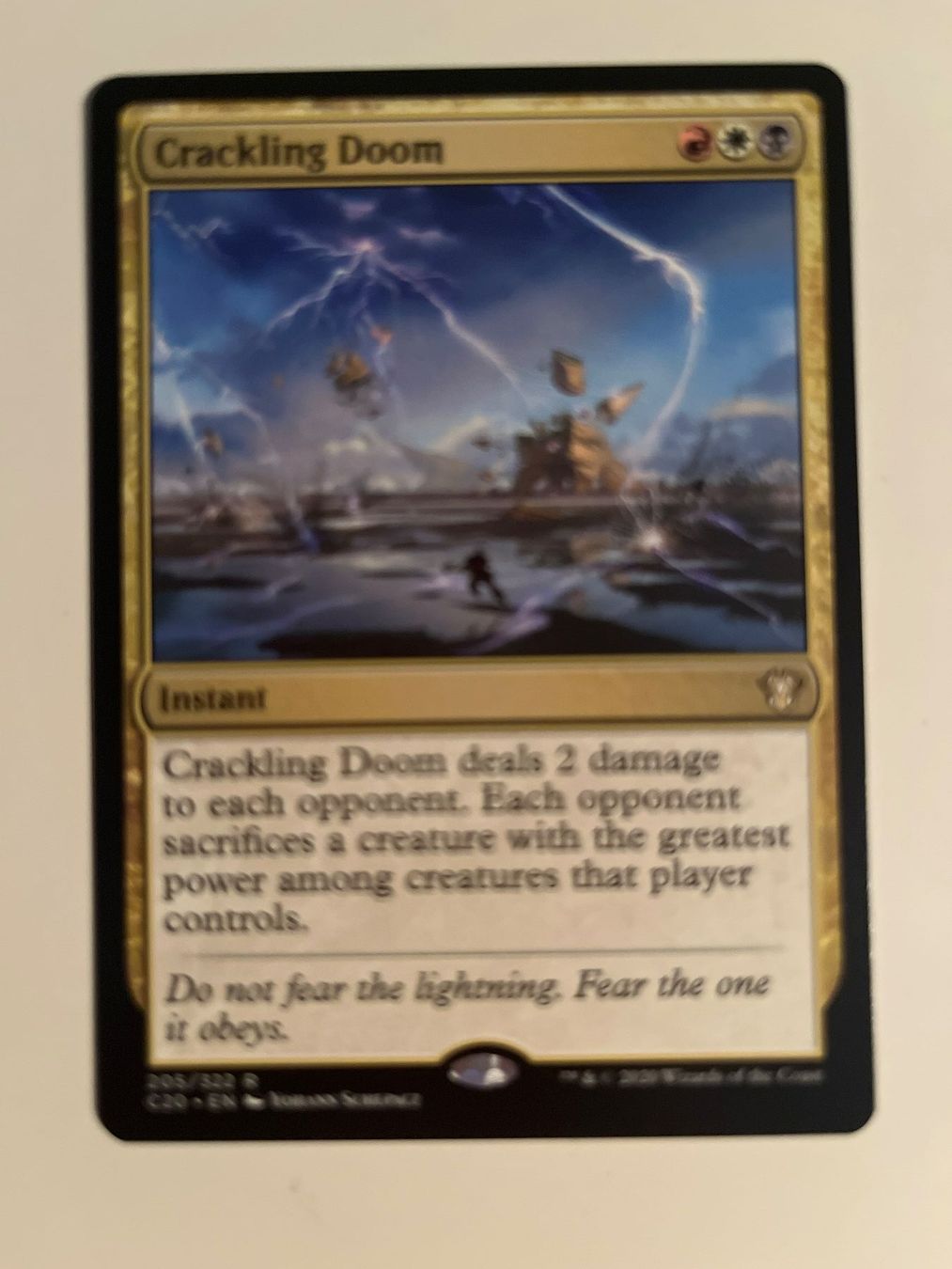 Magic The Gathering Sammelbilder & Trading cards: 1 x Crackling Doom - Magic: The Gathering - MtG – Gebraucht aus Kriens von Shadi1980