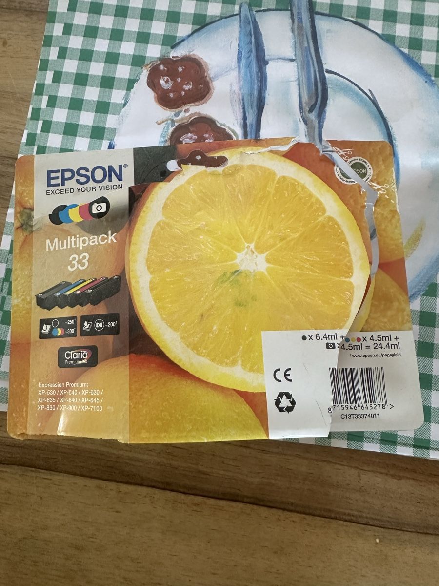 Epson Cartucce per stampanti & toner: Epson Multipack 33 Tintenpatronen neu 4 Stk – Nuovo (secondo la descrizione) da Greifensee venduto da EGGCAR