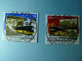 2019 Sondermarken Postauto ET Vollstempel 1719-1720