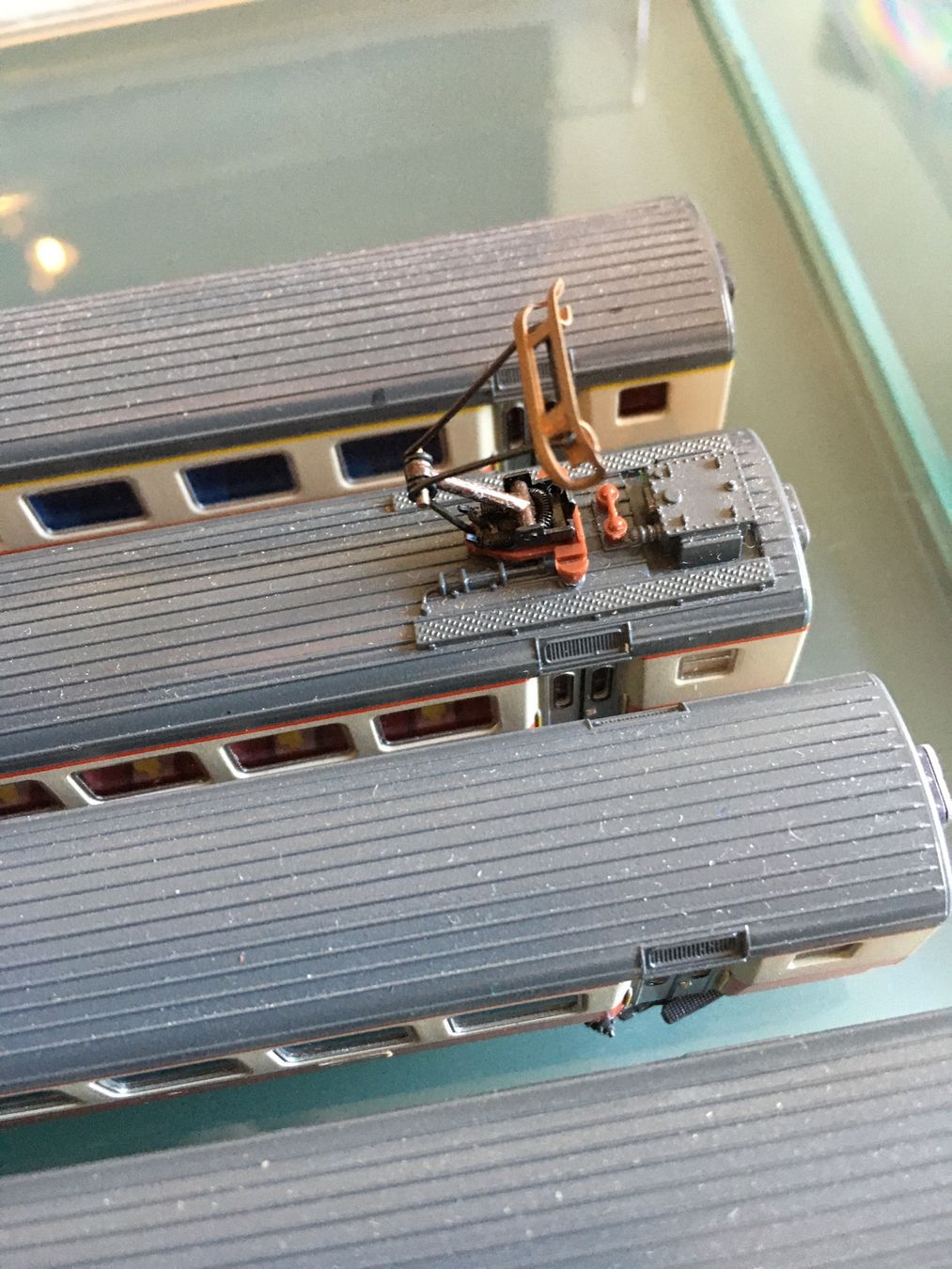 Trix Modellini di ferrovie: 5 Wagen Minitrix Swiss Express SBB Spur N – Usato da holziken venduto da Weston 7
