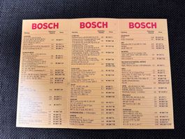 Bosch Zündkerzen Katalog Oldtimer Rarität