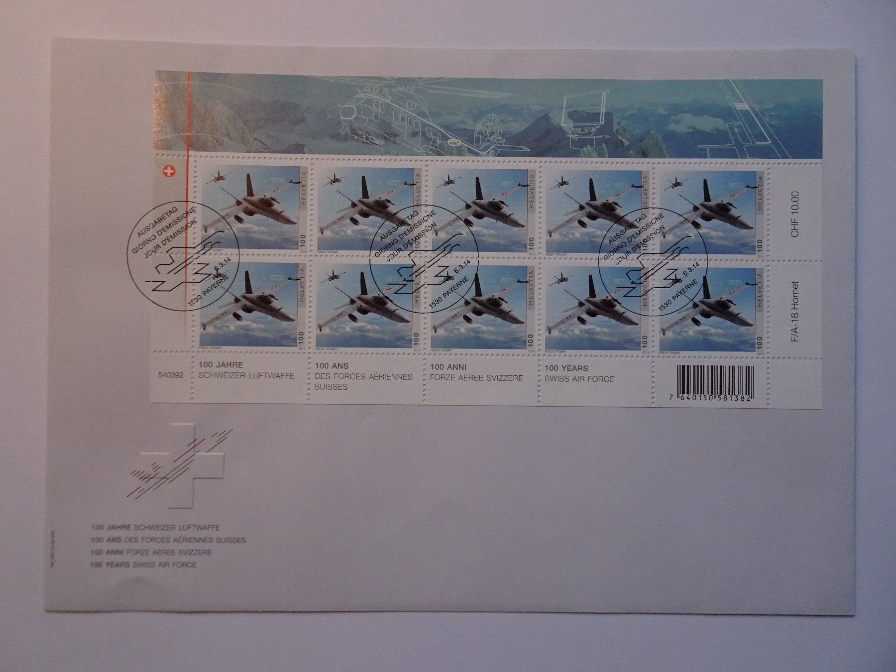 Tous les timbres: Grossbrief 2014 – Neuf (Voir description) à Aadorf par Chnorli-Furz