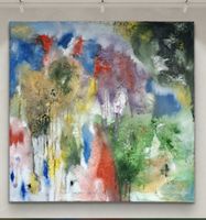 Gemälde " Farbenspiel der Gefühle " handmade 90×90