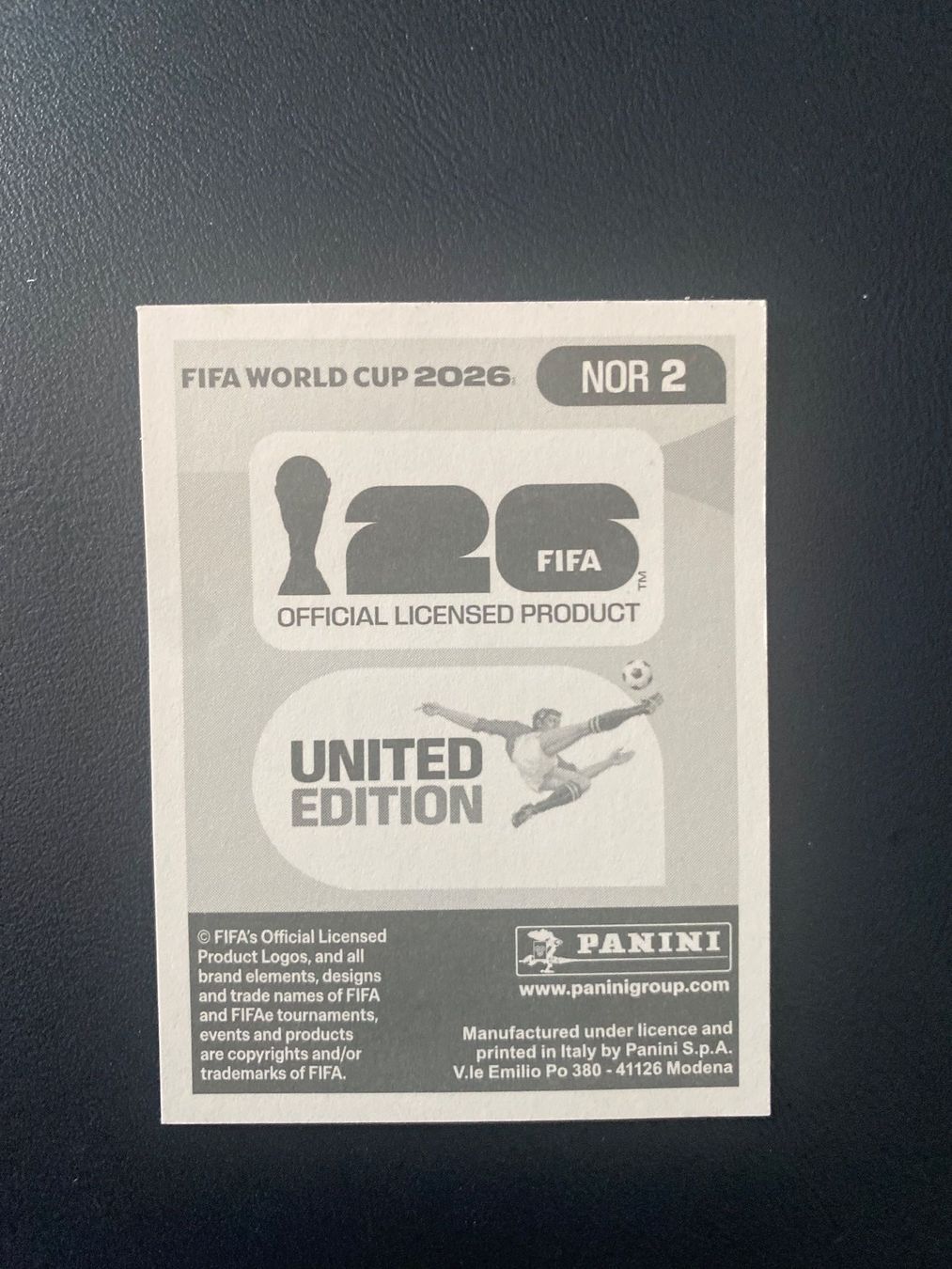 Panini Carte collezionabili: Panini FIFA World Cup Sticker NOR 2 – Nuovo (secondo la descrizione) da Glattbrugg venduto da riseca 1