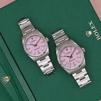 Rolex Oyster Perpetual Candy Pink Duo  36mm + 41mm Full Set