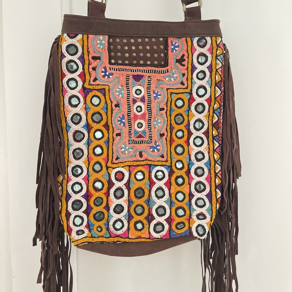 Borse: Boho-Wildledertasche mit Fransen handgefertigt – Nuovo (secondo la descrizione) da Bern venduto da dek_7bjd 9