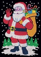 Paillettenbild Sequin Art - Santa Claus