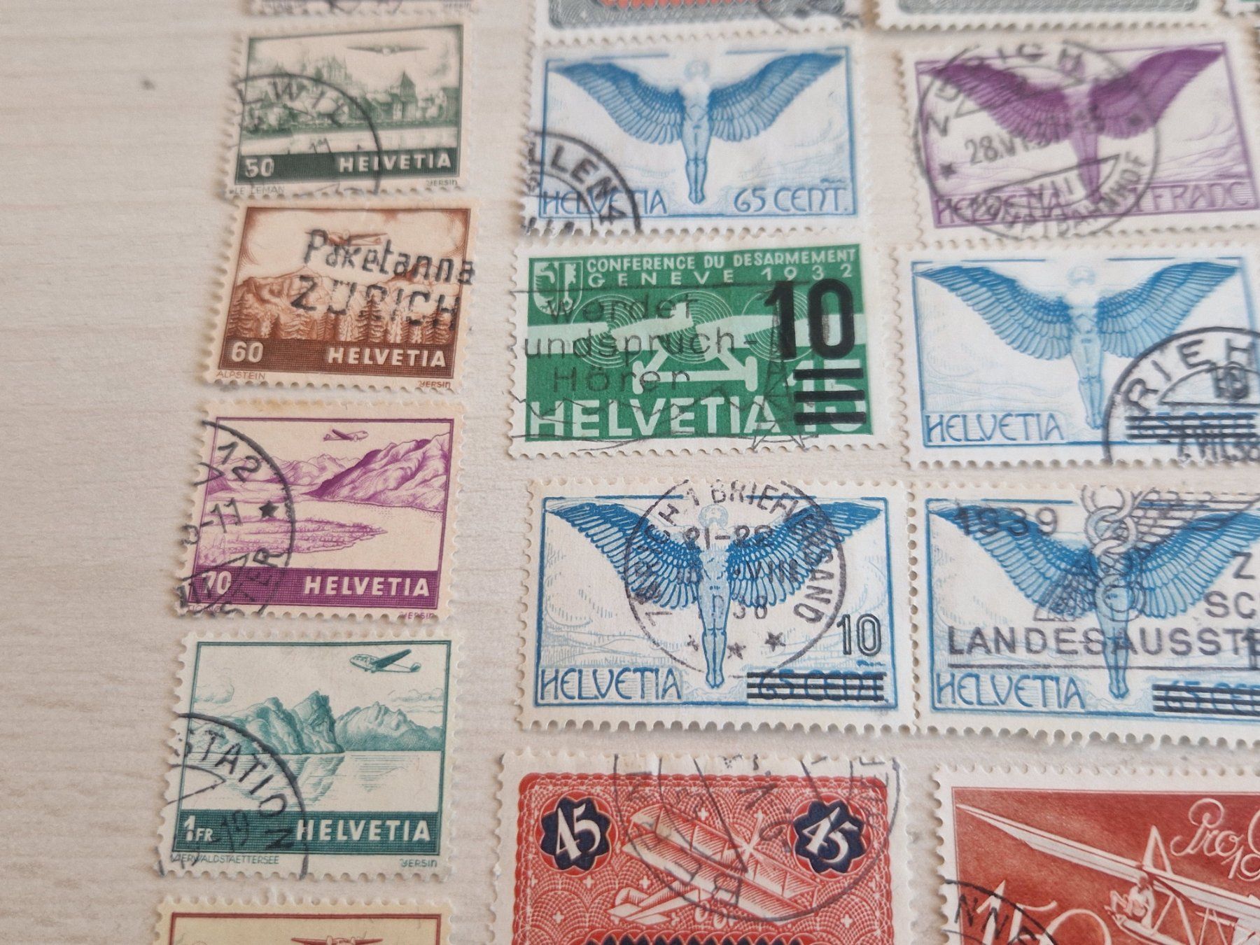 Tutti i francobolli: Ansammlung Flugpost, nicht bestimmt, ab 1.- – Usato da Burgdorf venduto da Glossy01 5