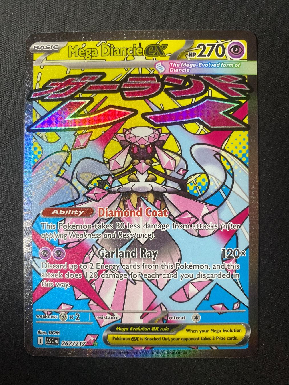 Pokémon Carte collezionabili: Mega Diancie ex 267 - Ascended Heroes - EN – Nuovo (secondo la descrizione) da Hausen AG venduto da Shrade