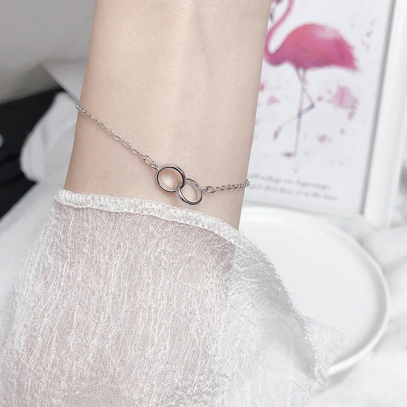 Bracciali & Braccialetti: Doppel Ring Armband aus Silber – Nuovo e nell'imballaggio originale da Wil SG venduto da Veratier 6