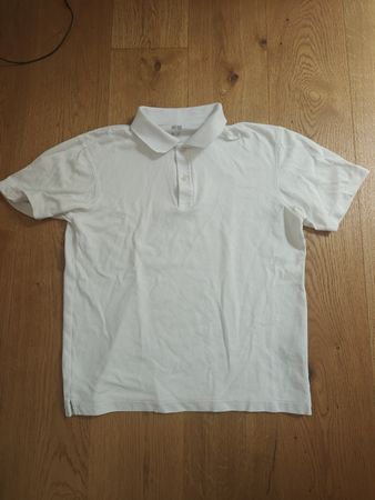 Uniqlo Poloshirt weiss Gr S