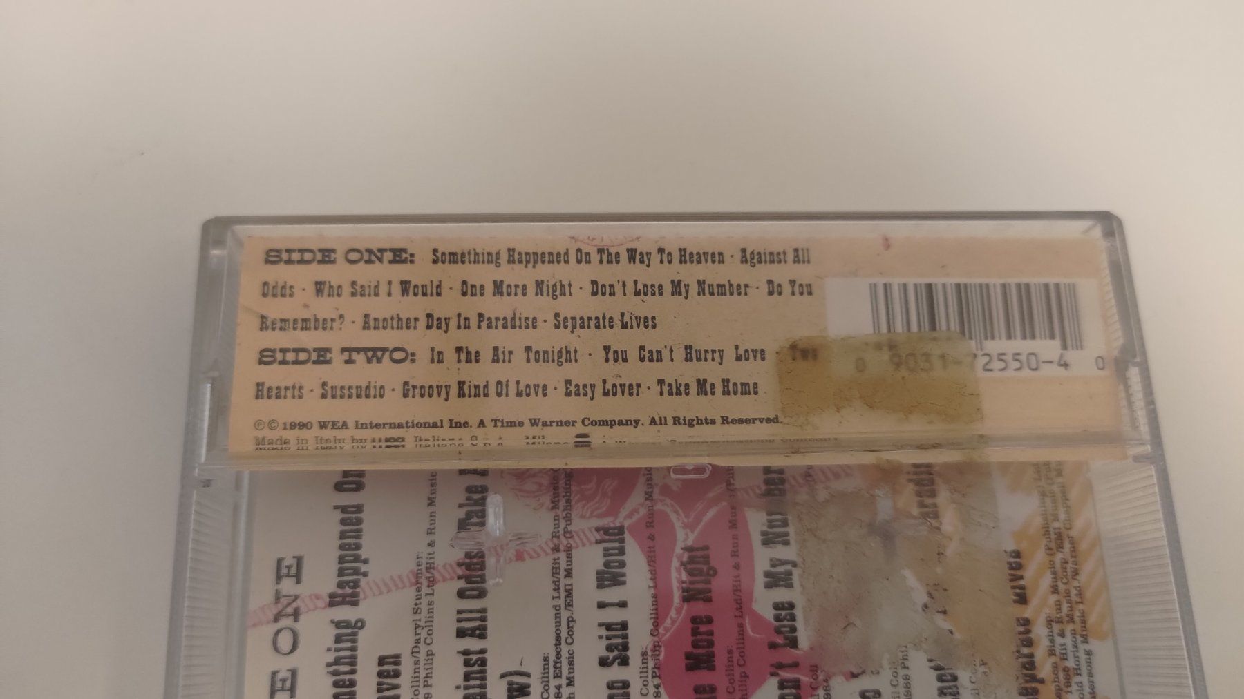 Musicassette: Kassette Phil Collins Live Hits ab 1.- – Usato da Dörflingen venduto da anubis-grahl 1