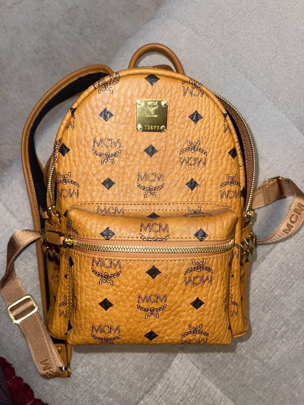 Mcm Rucksäcke: MCM STARK VI BACKPACK MNI CO - cognac – Gebraucht aus Luzern von ppc_69xt 2