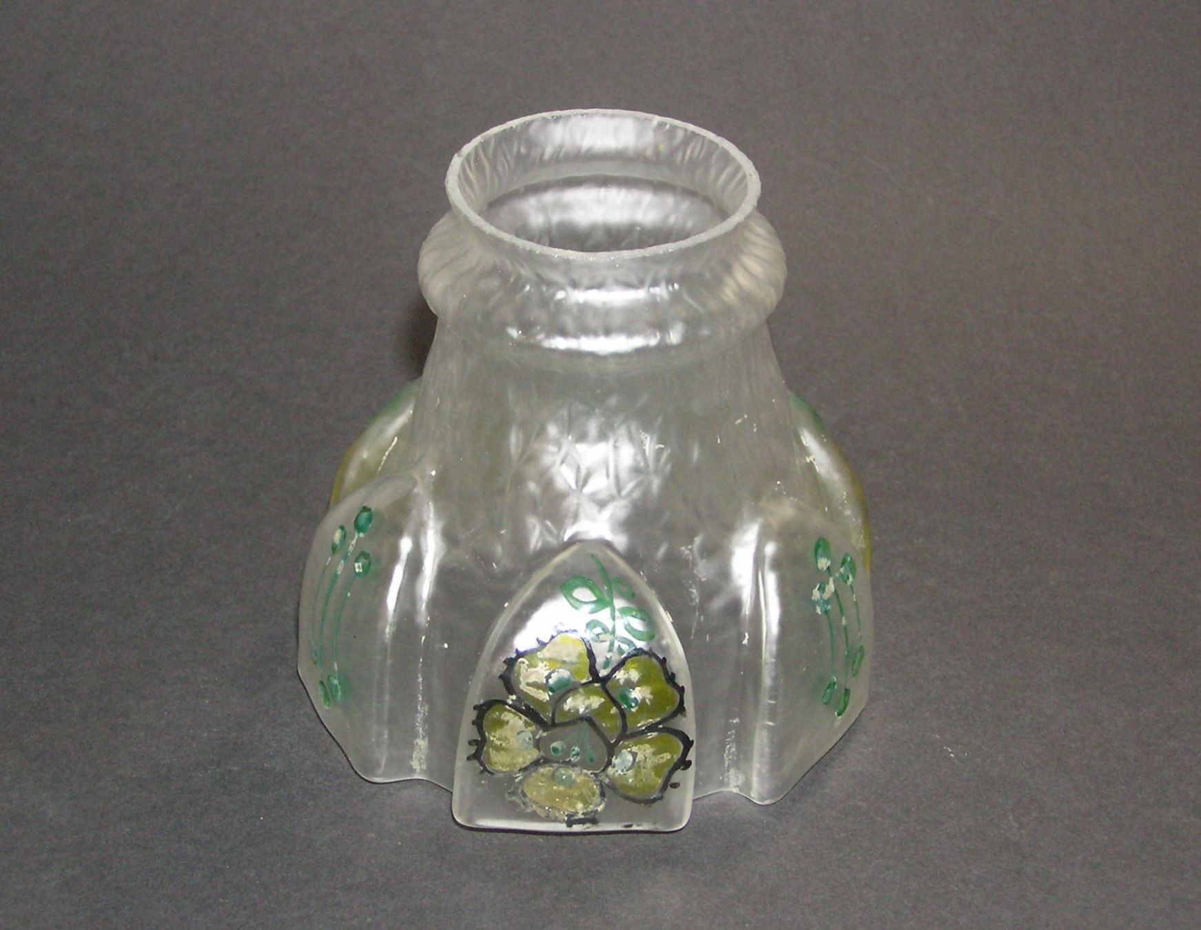 Paralumi: JUGENDSTIL LAMPENSCHIRM EMAILMALEREI – Usato da Grenchen venduto da Antique-hunter 1