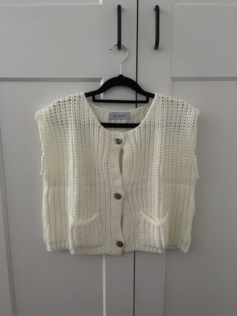 Süsses Top One Size in Beige/Weiss