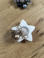 Teelichthalter Stern  handgemacht Weihnachtsdeko