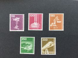 Berlin 1982 III Industrie und Technik Serie postfrisch **