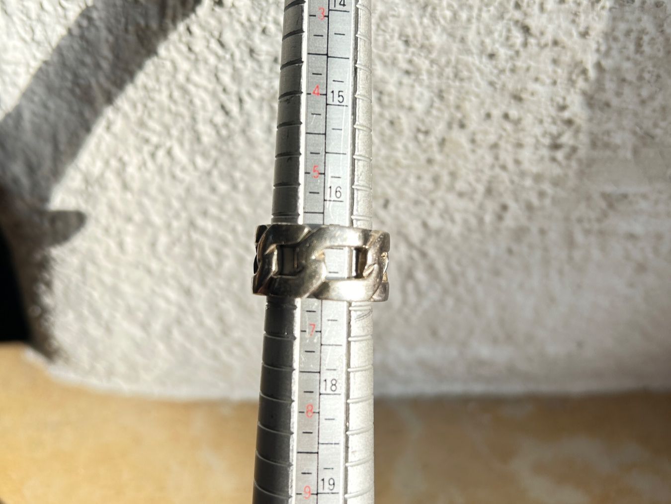 Anelli: Silberring mit schwarzem Stein (Grösse 53) – Usato da Basel venduto da bellespirit 7