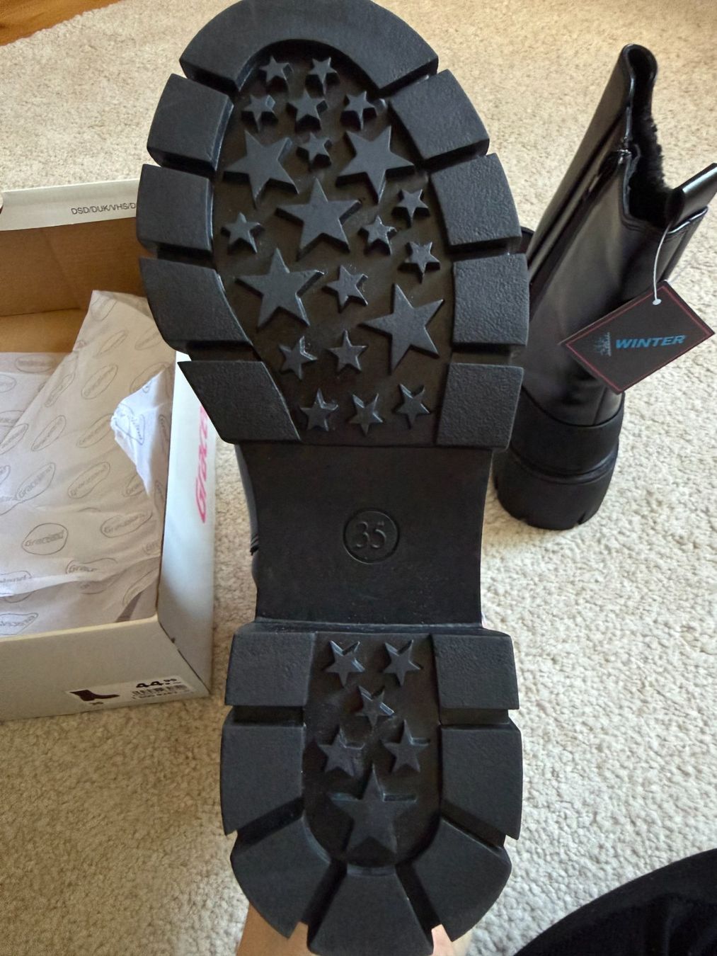 Graceland Scarpe per ragazze: Graceland Winter Boots – Schwarz – Nuovo e nell'imballaggio originale da Grosswangen venduto da ani_gbp2 3